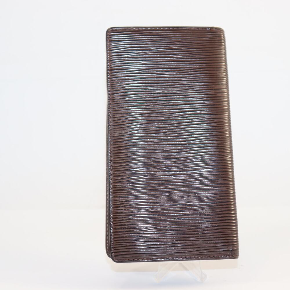 Louis Vuitton Epi Leather Bifold Wallet, Brown Long Style‎
